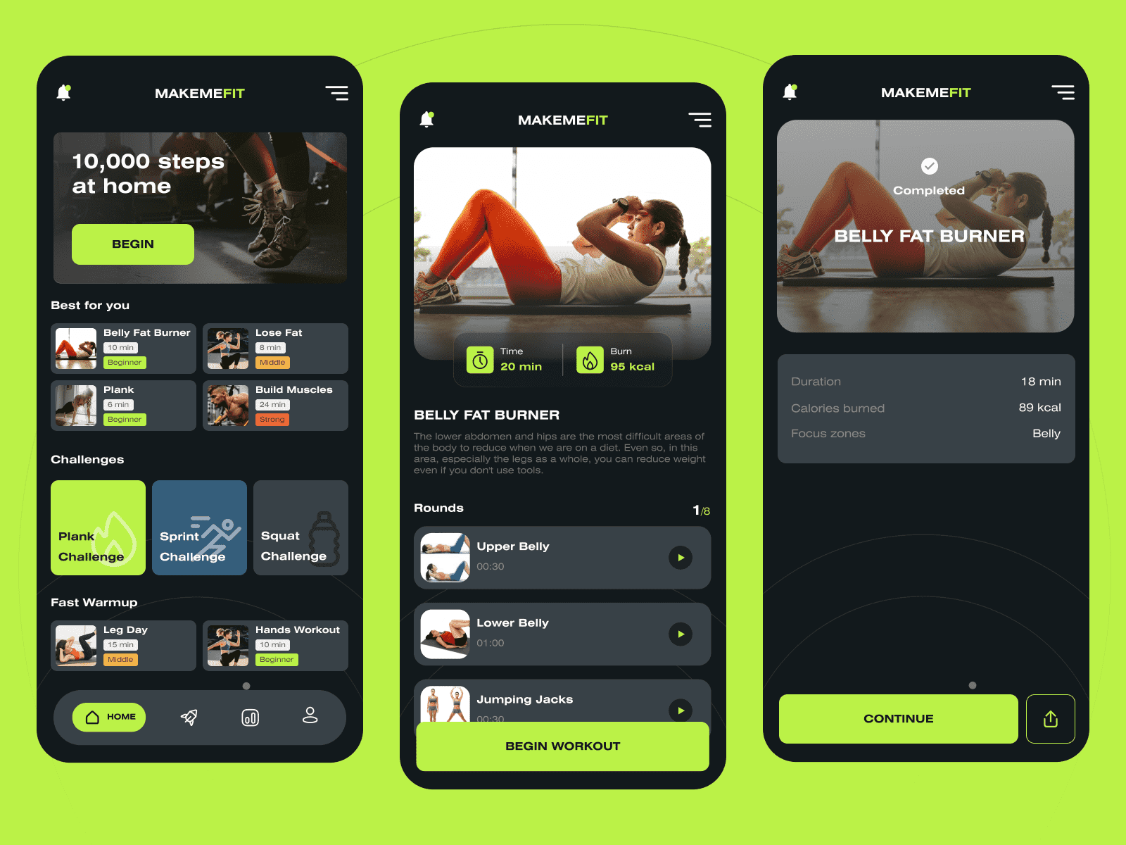 workout app at home